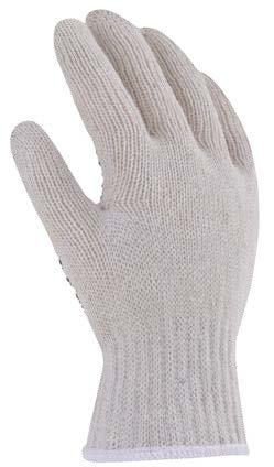 Guante tipo japonés con puntos negros de pvc en palma DermaCare 16-101