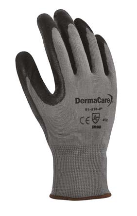 Guante nylon gris con nitrilo espumado DemarCare 51-810
